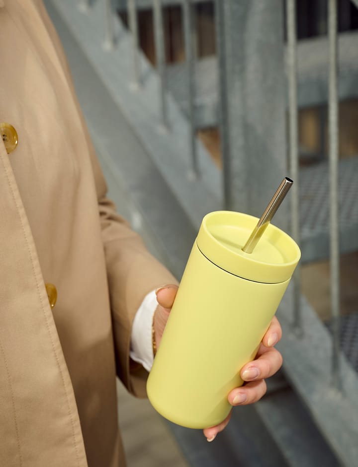 To Go Sip thermosbeker met rietje 0,4 L, Laevis Stelton