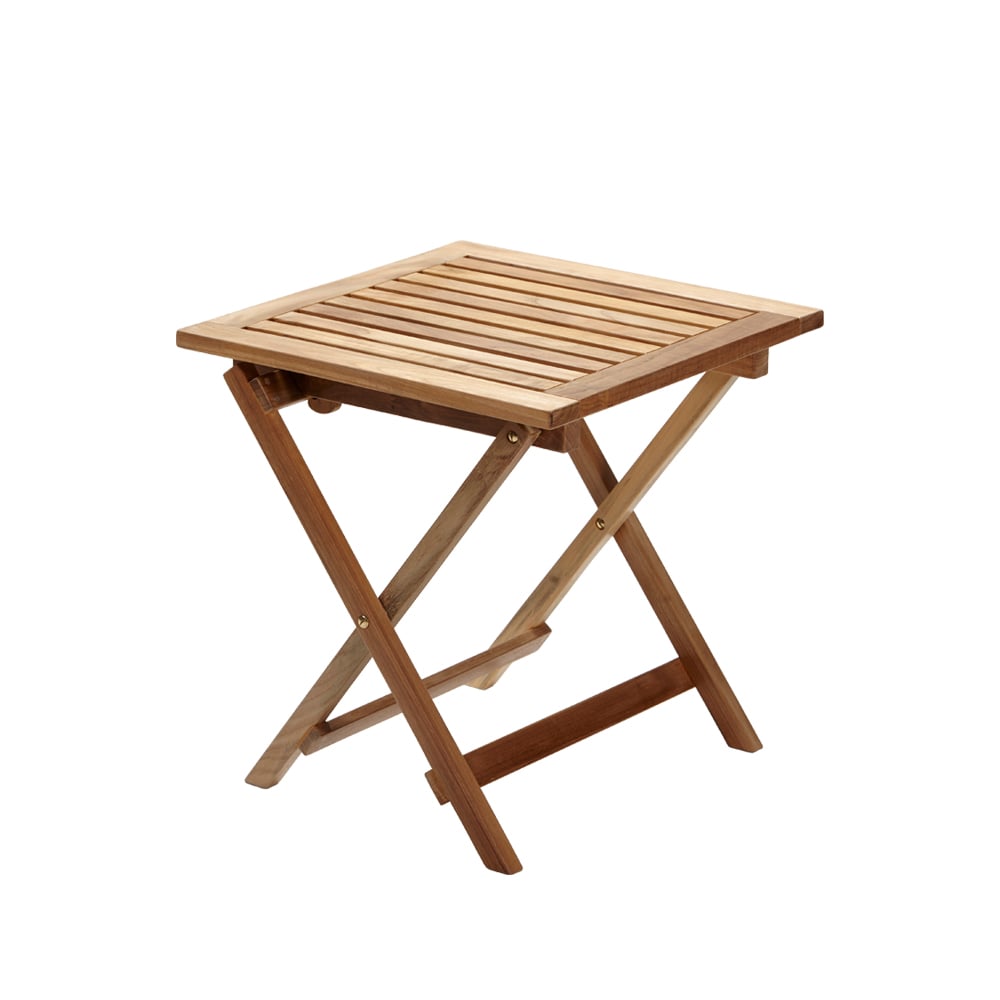 Stockamöllan Hanö bijzettafel 45x45 cm Teak | Scandinavisch Interieur | Tuintafels | Bruin