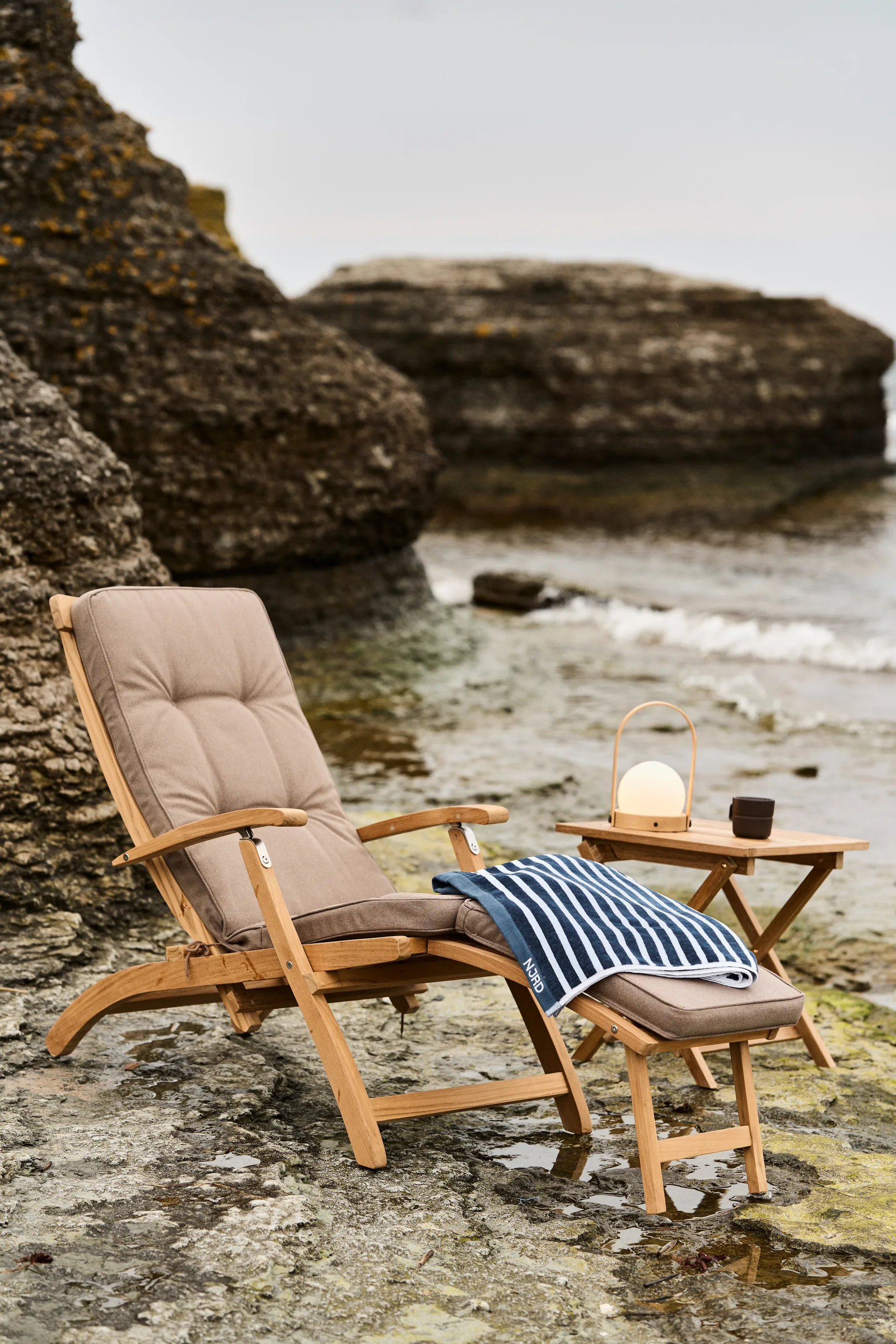 Lobby/SAL ligstoelkussen, Taupe (beige) Stockamöllan