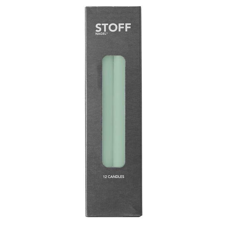 Nagel kaarsen 12-pack - Lichtgroen - STOFF