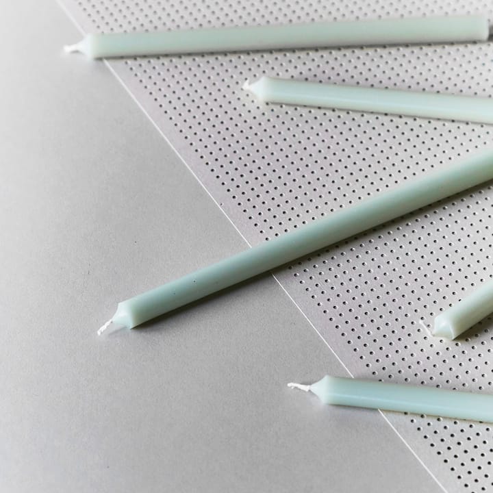 Nagel kaarsen 12-pack, Lichtgroen STOFF