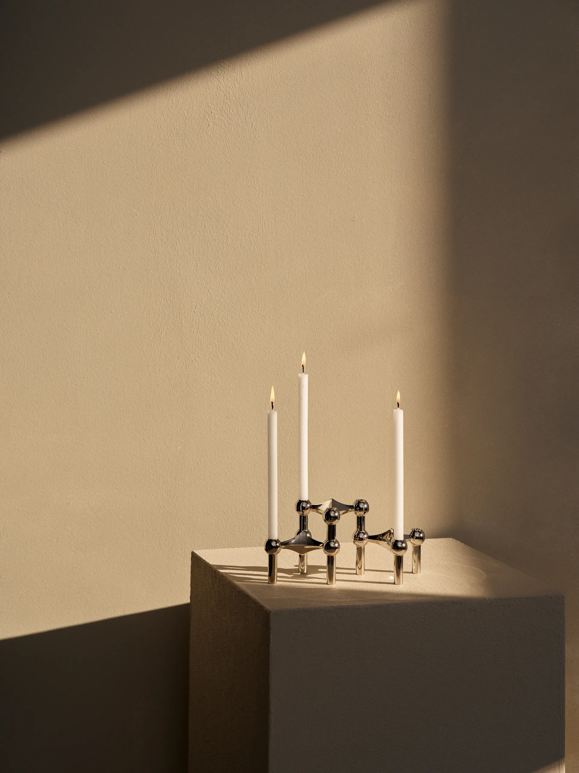 Nagel kaarsen 12-pack, wit STOFF