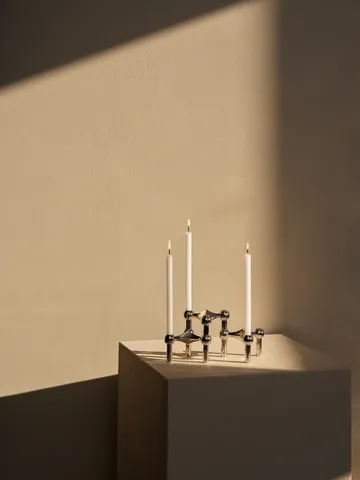 Nagel kaarsen 12-pack - wit - STOFF