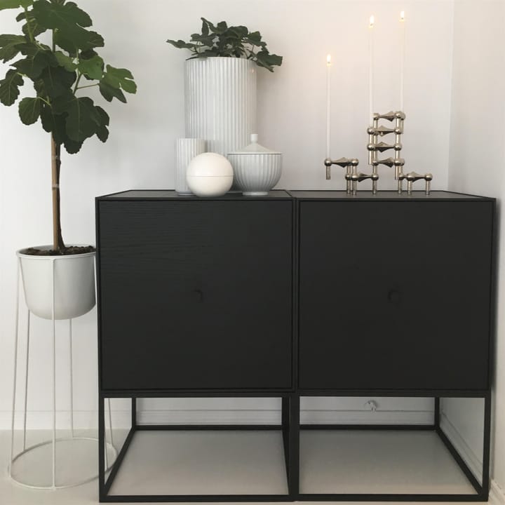 Nagel kandelaar, chroom STOFF
