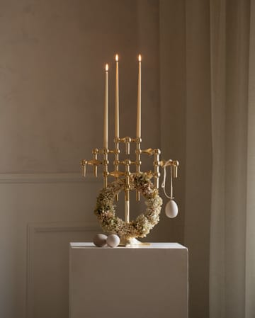 Nagel kandelaar - messing - STOFF