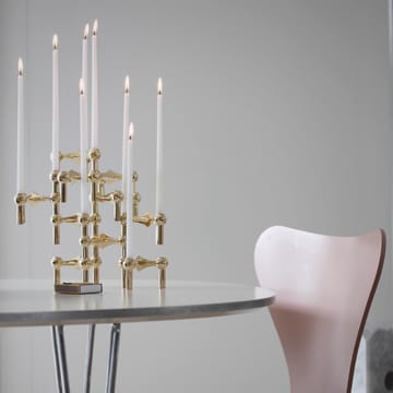 Nagel kandelaar - messing - STOFF