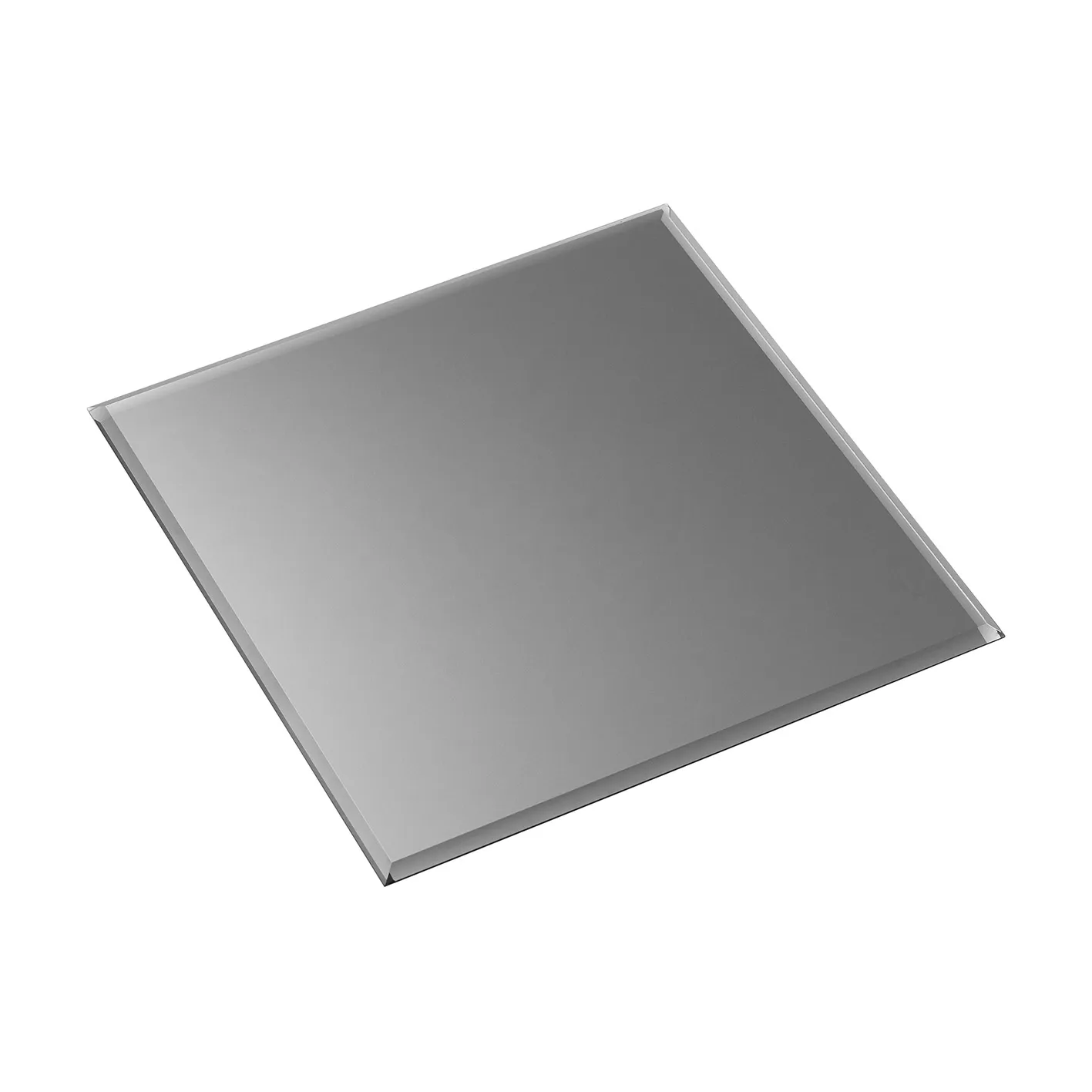 Nagel glasplaat square, Smoked black STOFF Nagel