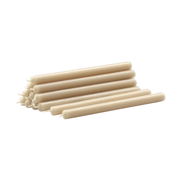 STOFF Nagel Nagel kaarsen 12-pack Beige