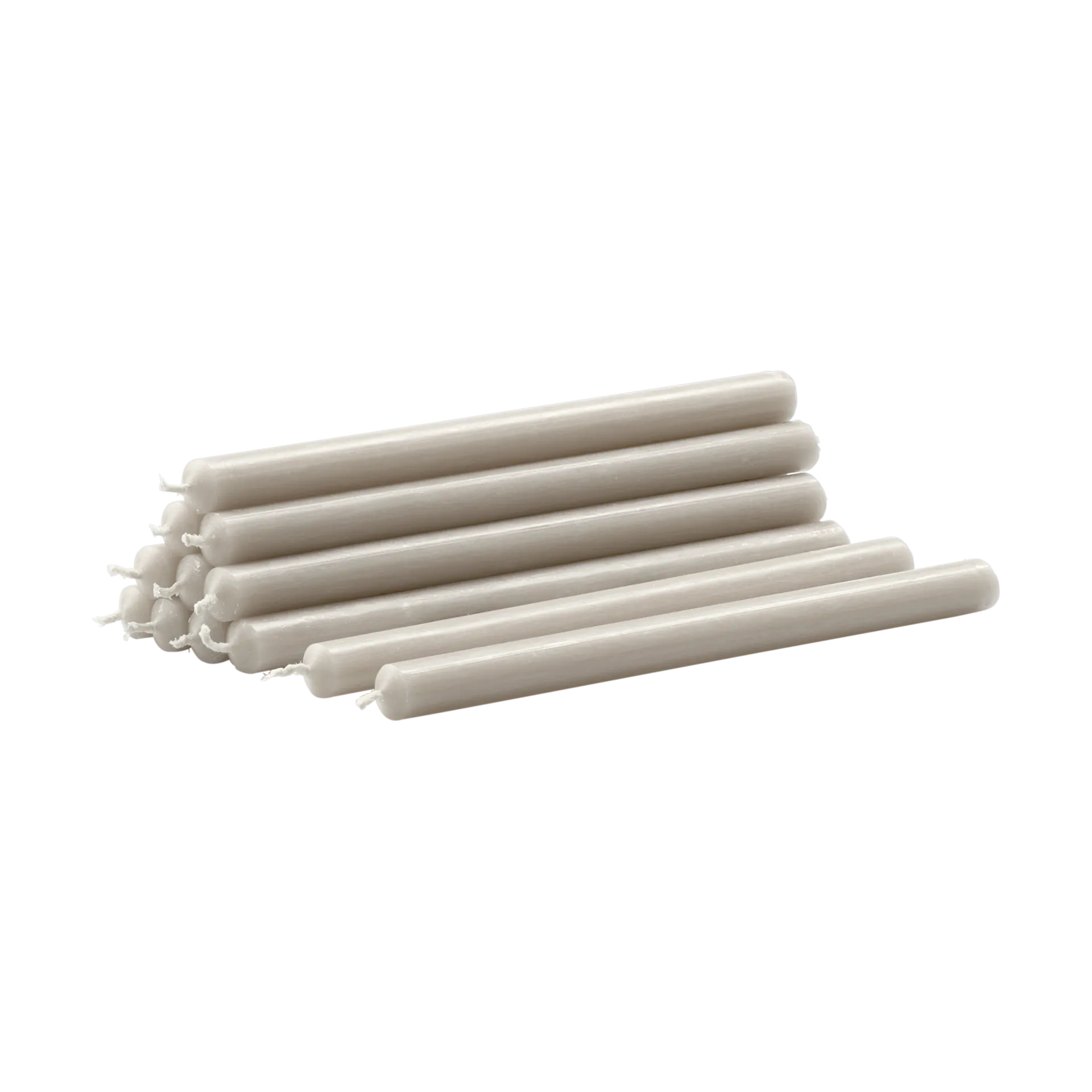 Nagel kaarsen 12-pack, Linen grey STOFF Nagel