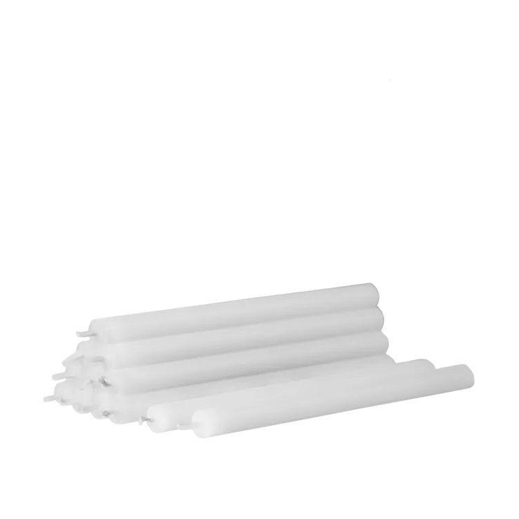 STOFF Nagel Nagel kaarsen 12-pack wit