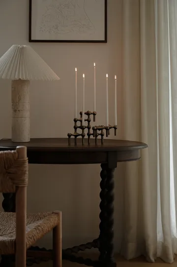 Nagel kandelaar - Bronzed brass - STOFF Nagel