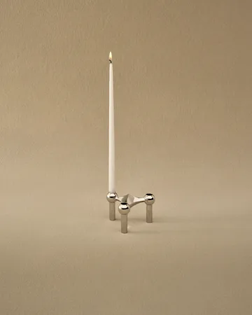 Nagel kandelaar - chroom - STOFF Nagel