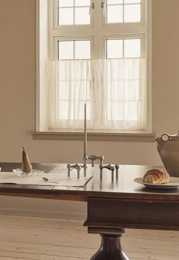 Nagel kandelaar - Geborsteld chroom - STOFF Nagel