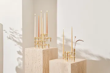Nagel kandelaar - messing - STOFF Nagel