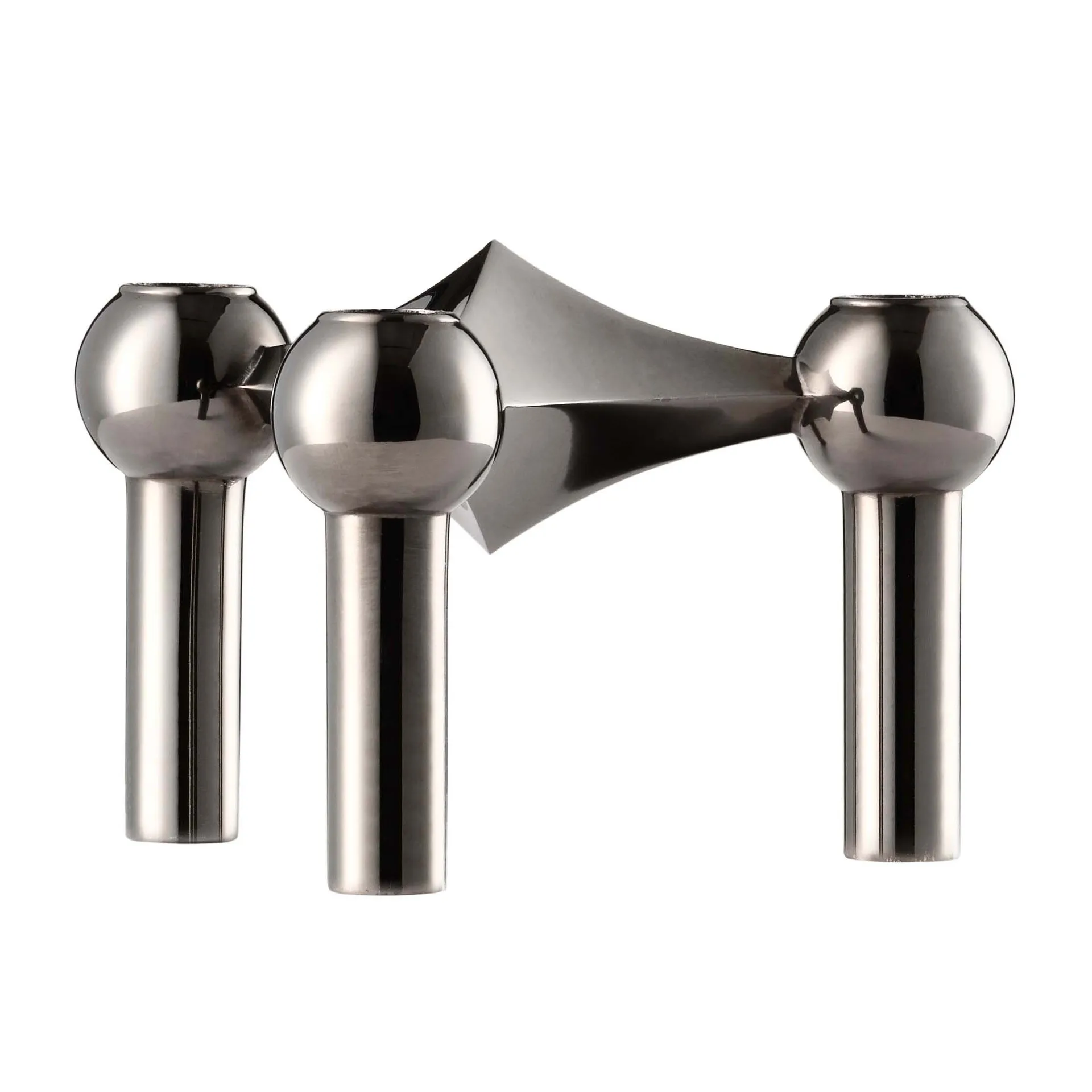 Nagel kandelaar, Zwart chroom STOFF Nagel