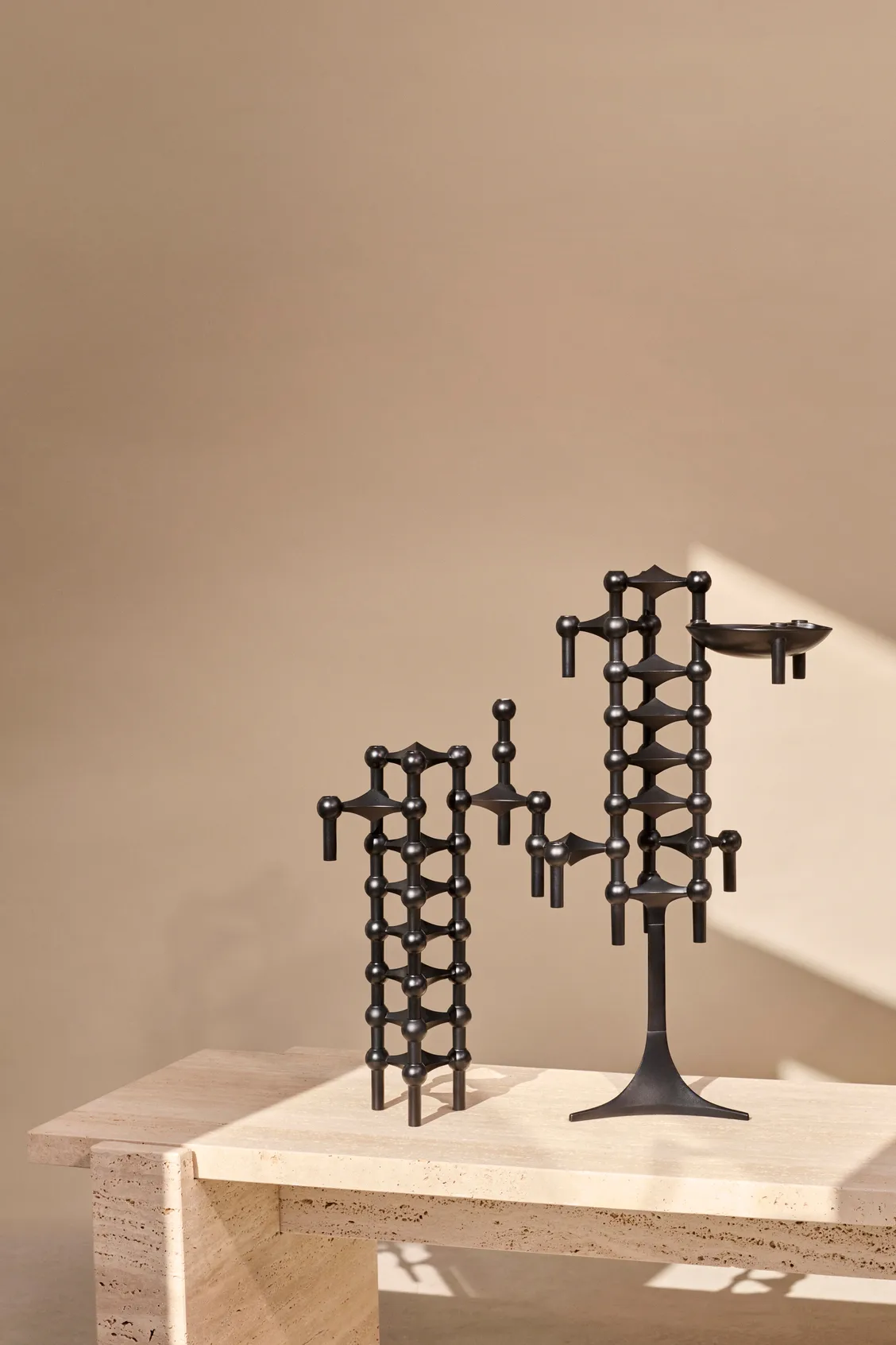 Nagel schaaltje, zwart STOFF Nagel