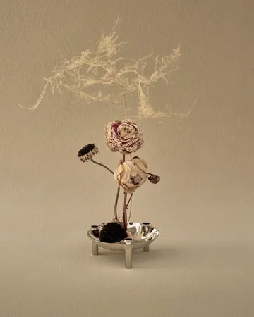 Nagel schaaltje - chroom - STOFF