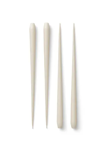 STOFF Nagel antieke kaarsen by ester & erik large 4-pack - Off-white - STOFF Nagel