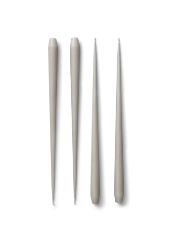 STOFF Nagel antieke kaarsen by ester & erik large 4-pack - Sand - STOFF Nagel