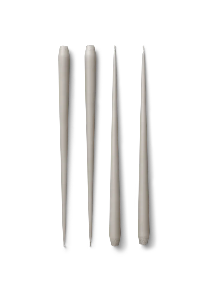 STOFF Nagel antieke kaarsen by ester & erik large 4-pack - Sand - STOFF Nagel