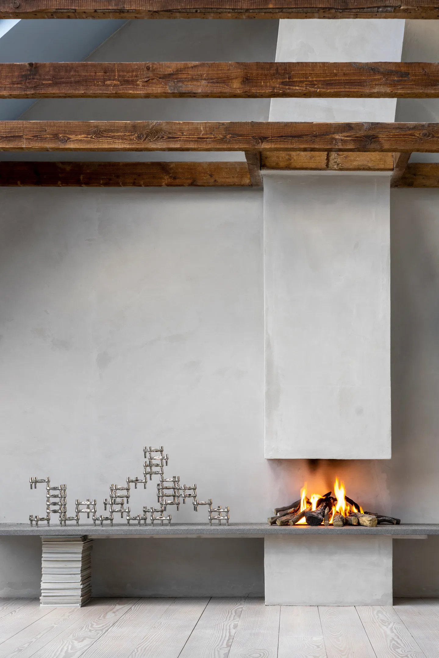 STOFF Nagel BMF kandelaar 3-pack, Chroom STOFF Nagel