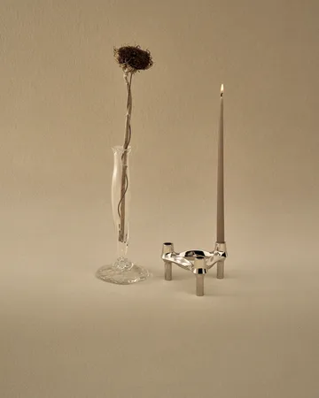 STOFF Nagel BMF kandelaar - Chroom - STOFF Nagel