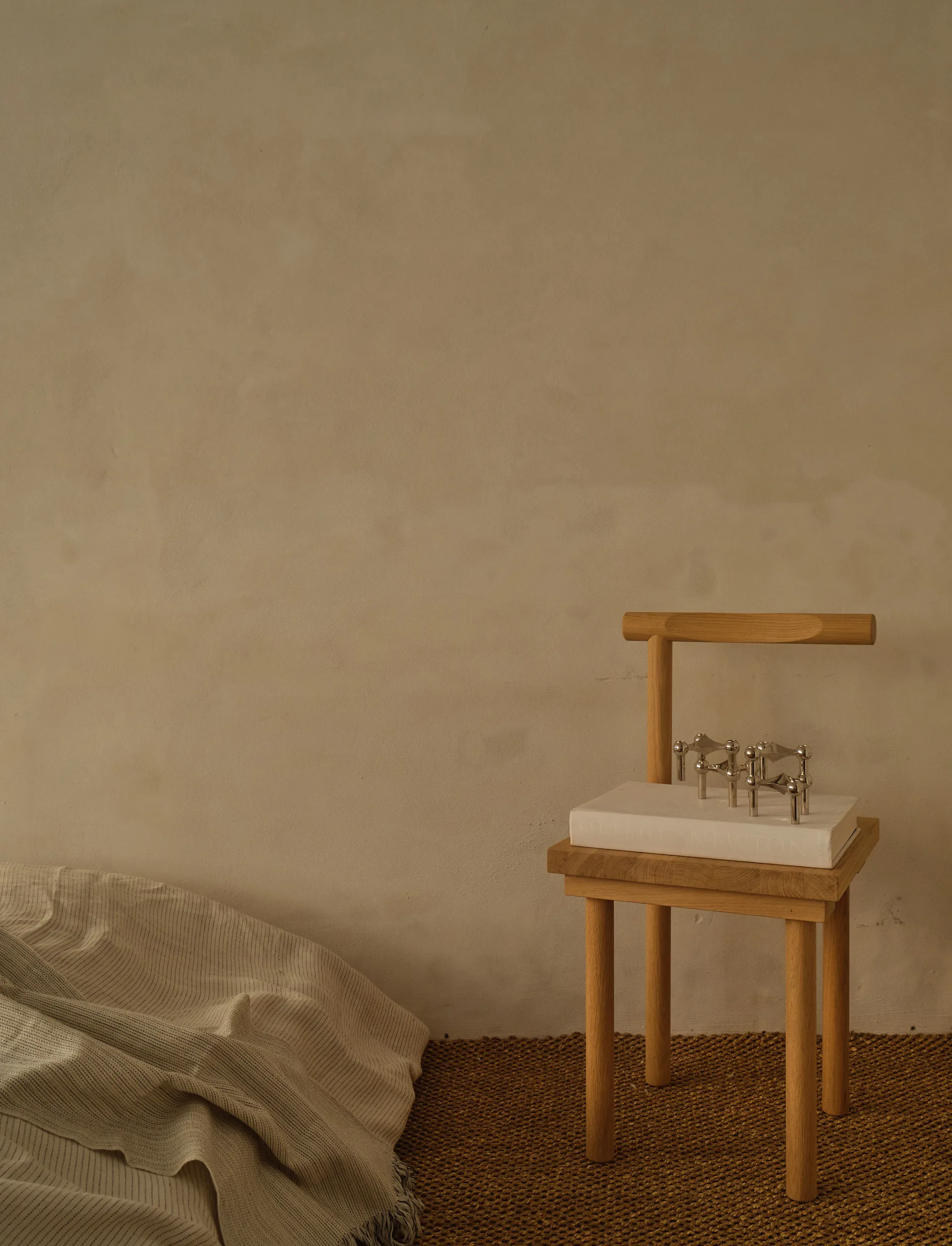 STOFF Nagel kandelaar 3-pack, chroom STOFF Nagel