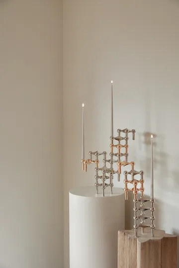 STOFF Nagel kandelaar 3-pack - Roségoud - STOFF Nagel