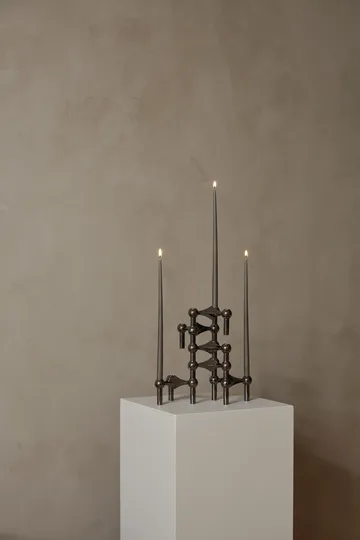 STOFF Nagel kandelaar 3-pack - Zwart chroom - STOFF Nagel