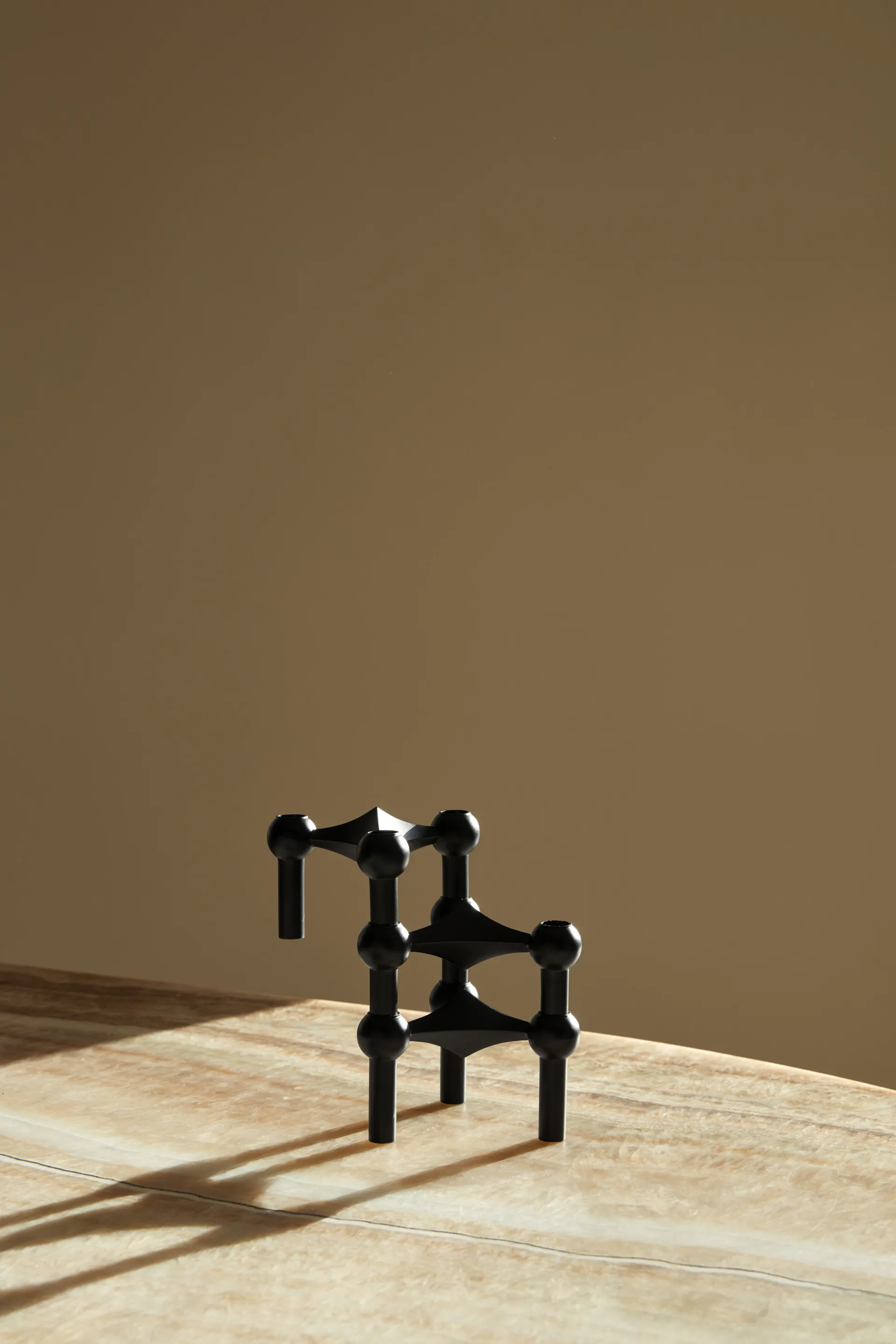 STOFF Nagel kandelaar 3-pack, zwart STOFF Nagel