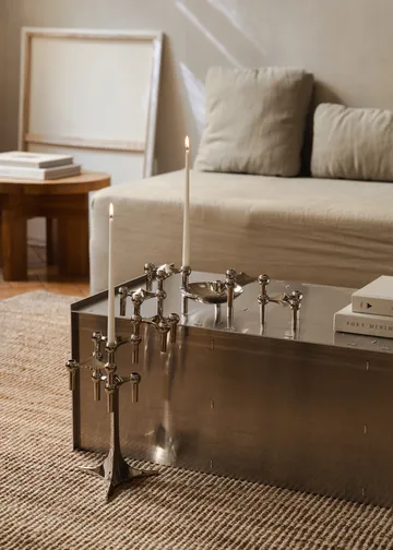 STOFF Nagel kandelaar - Chroom - STOFF Nagel