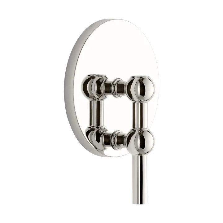 STOFF Nagel kandelaar wand - Chrome - STOFF Nagel