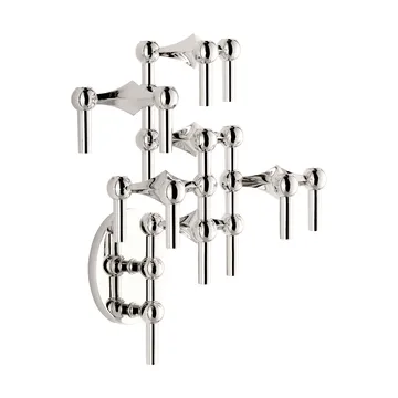 STOFF Nagel kandelaar wand - Chrome - STOFF Nagel