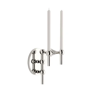 STOFF Nagel kandelaar wand - Chrome - STOFF Nagel