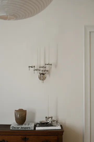 STOFF Nagel kandelaar wand - Chrome - STOFF Nagel