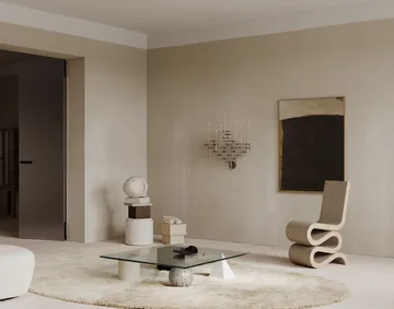 STOFF Nagel kandelaar wand - Chrome - STOFF Nagel