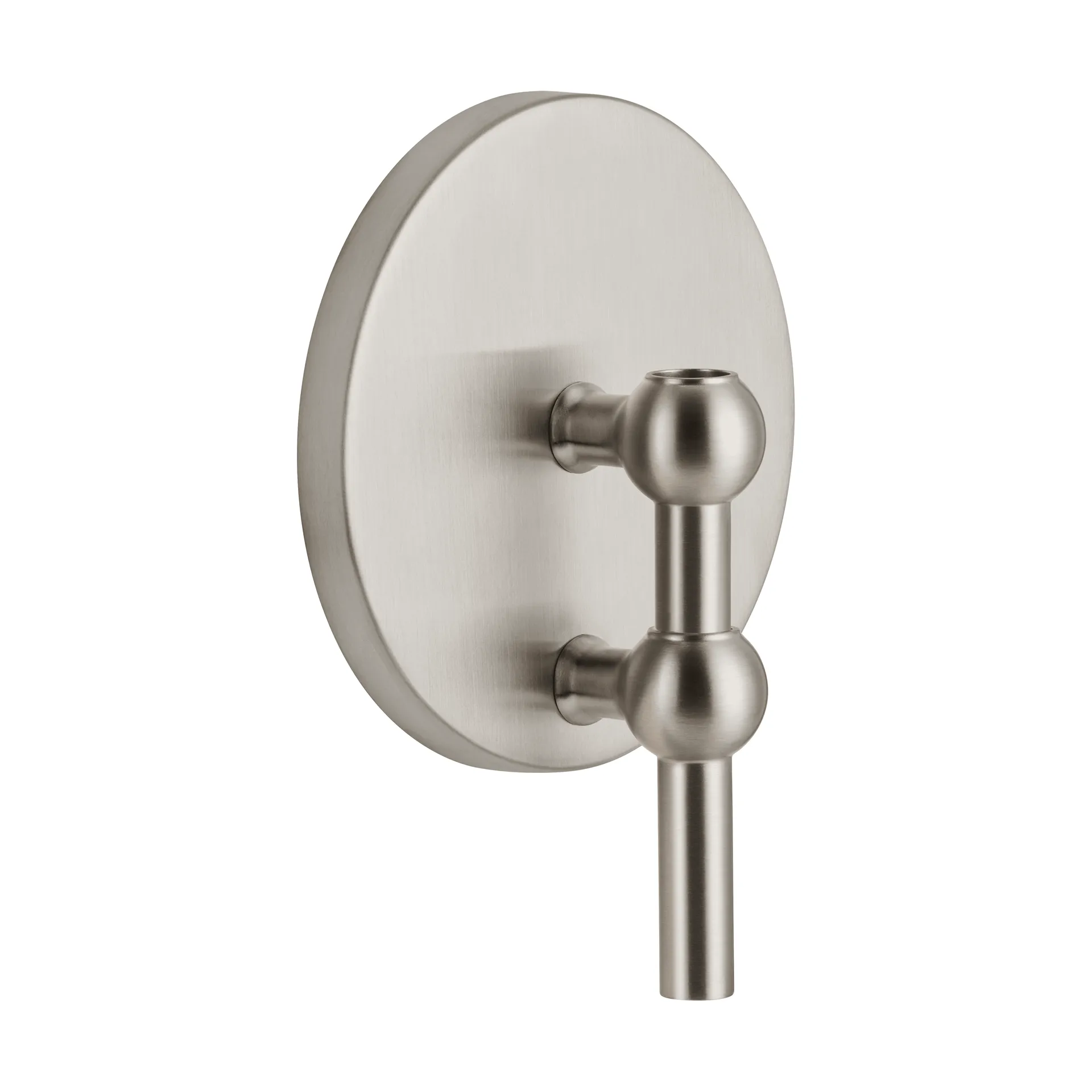 STOFF Nagel kandelaar wand, Geborsteld chroom STOFF Nagel