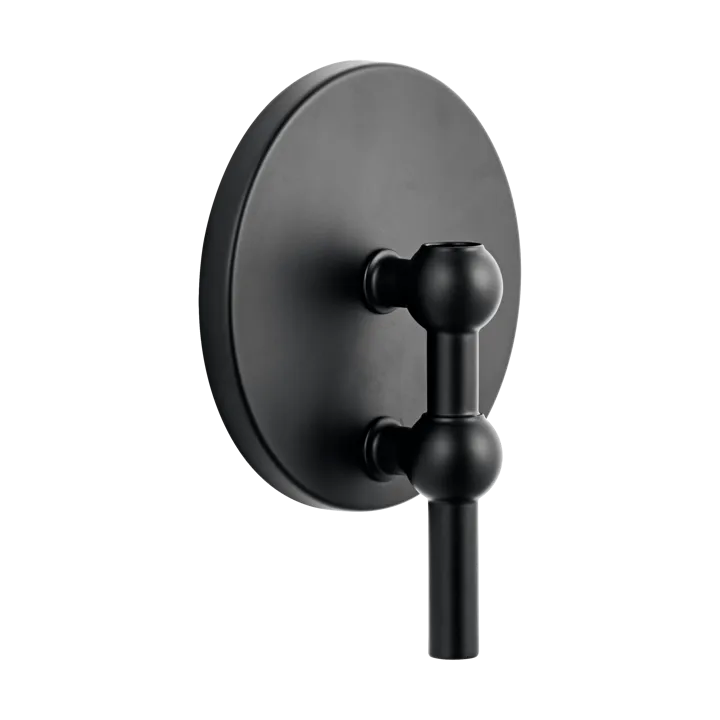 STOFF Nagel kandelaar wand - Mat zwart - STOFF Nagel