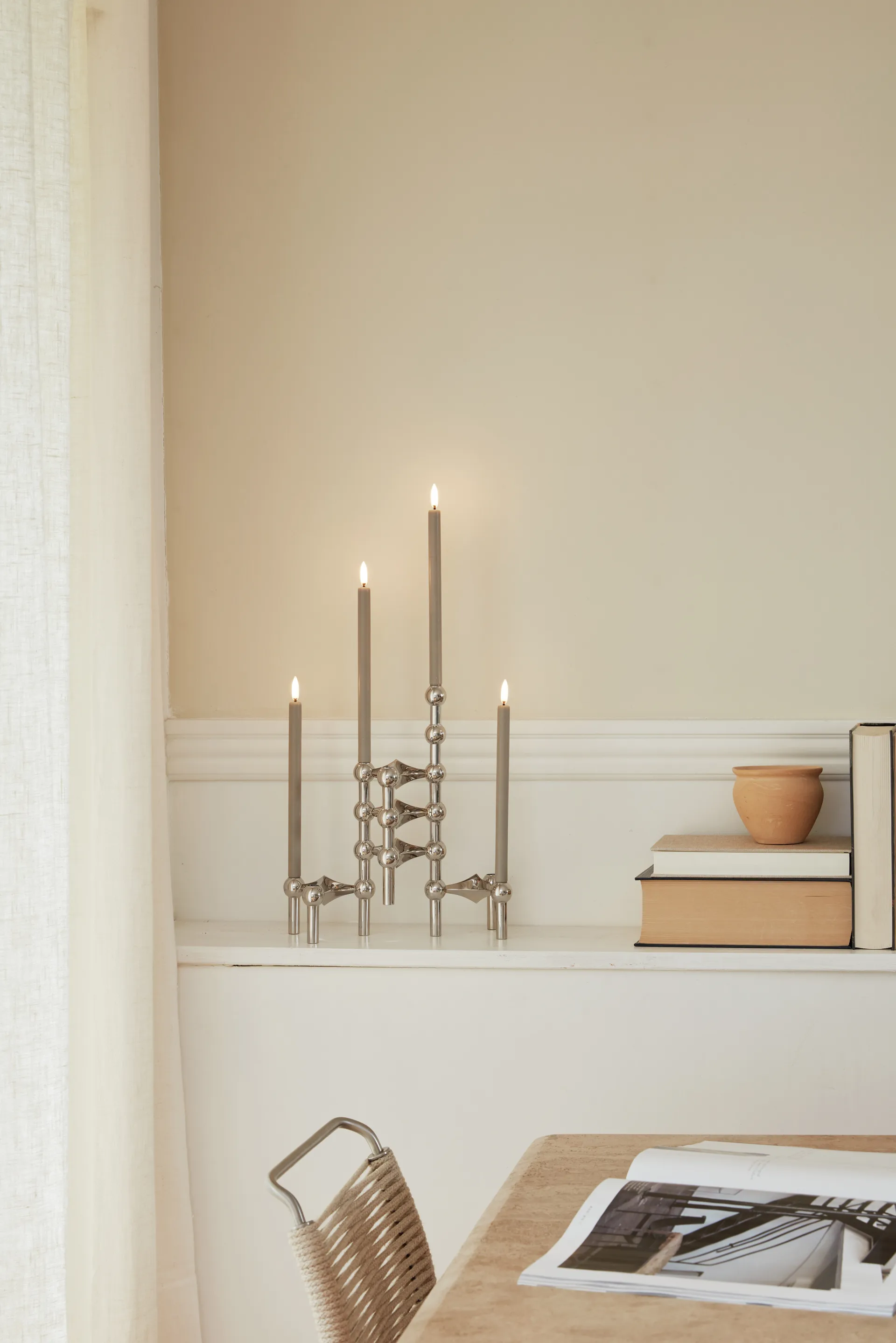 STOFF Nagel ledlicht by Uyuni Lighting 2-pack, Sand STOFF Nagel