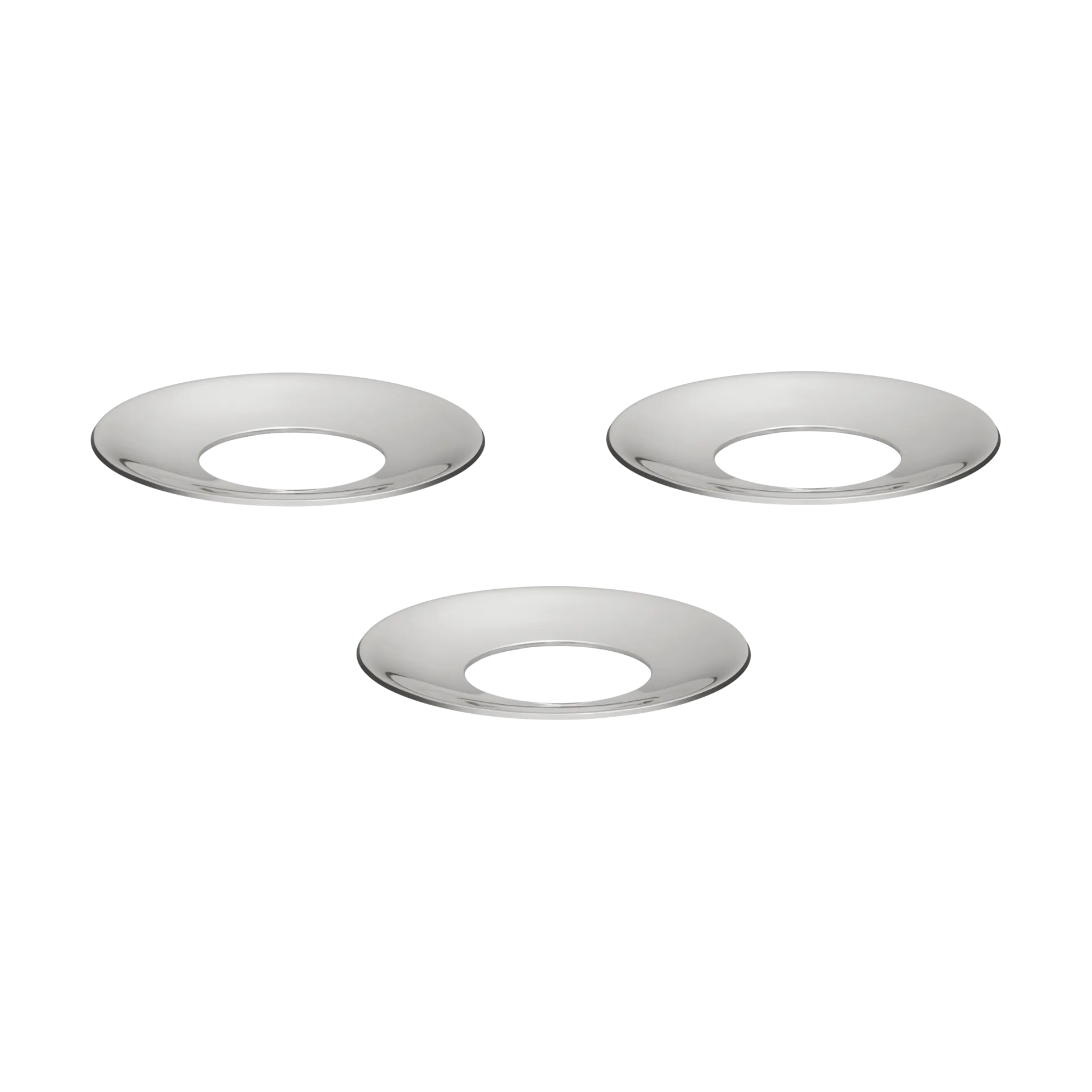 STOFF Nagel lichte manchet 3-pack, Chroom STOFF Nagel