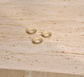 STOFF Nagel lichte manchet 3-pack - Massief messing - STOFF Nagel