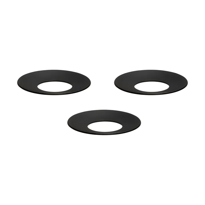 STOFF Nagel lichte manchet 3-pack - Zwart - STOFF Nagel