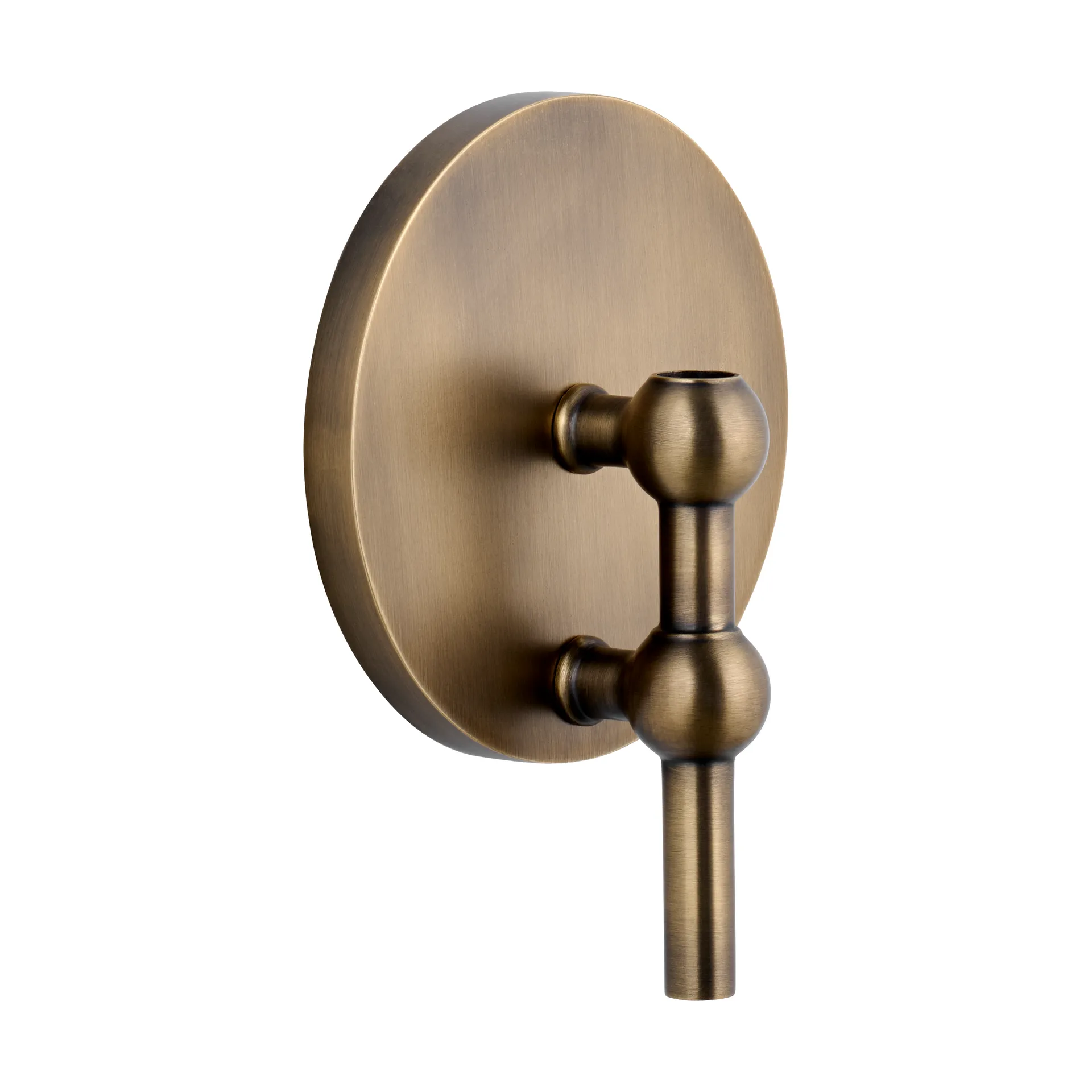 STOFF Nagel muurkandelaar, Bronzed brass STOFF Nagel