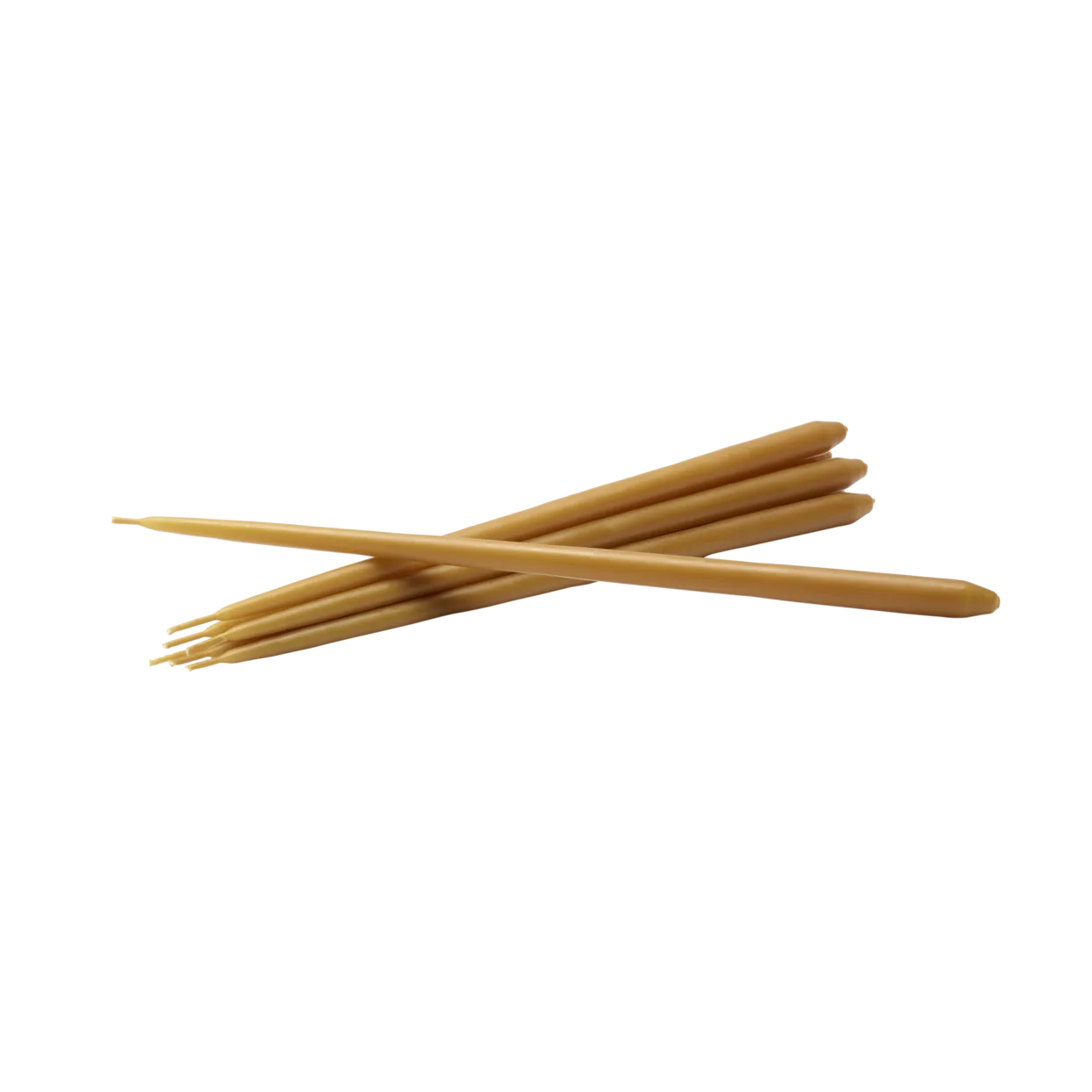 STOFF Nagel taps toelopende kaars by ester & erik 6-pack, Amber STOFF Nagel