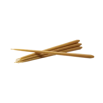 STOFF Nagel taps toelopende kaars by ester & erik 6-pack - Amber - STOFF Nagel