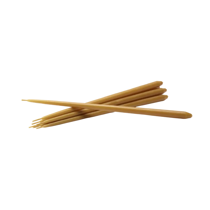 STOFF Nagel taps toelopende kaars by ester & erik 6-pack - Amber - STOFF Nagel