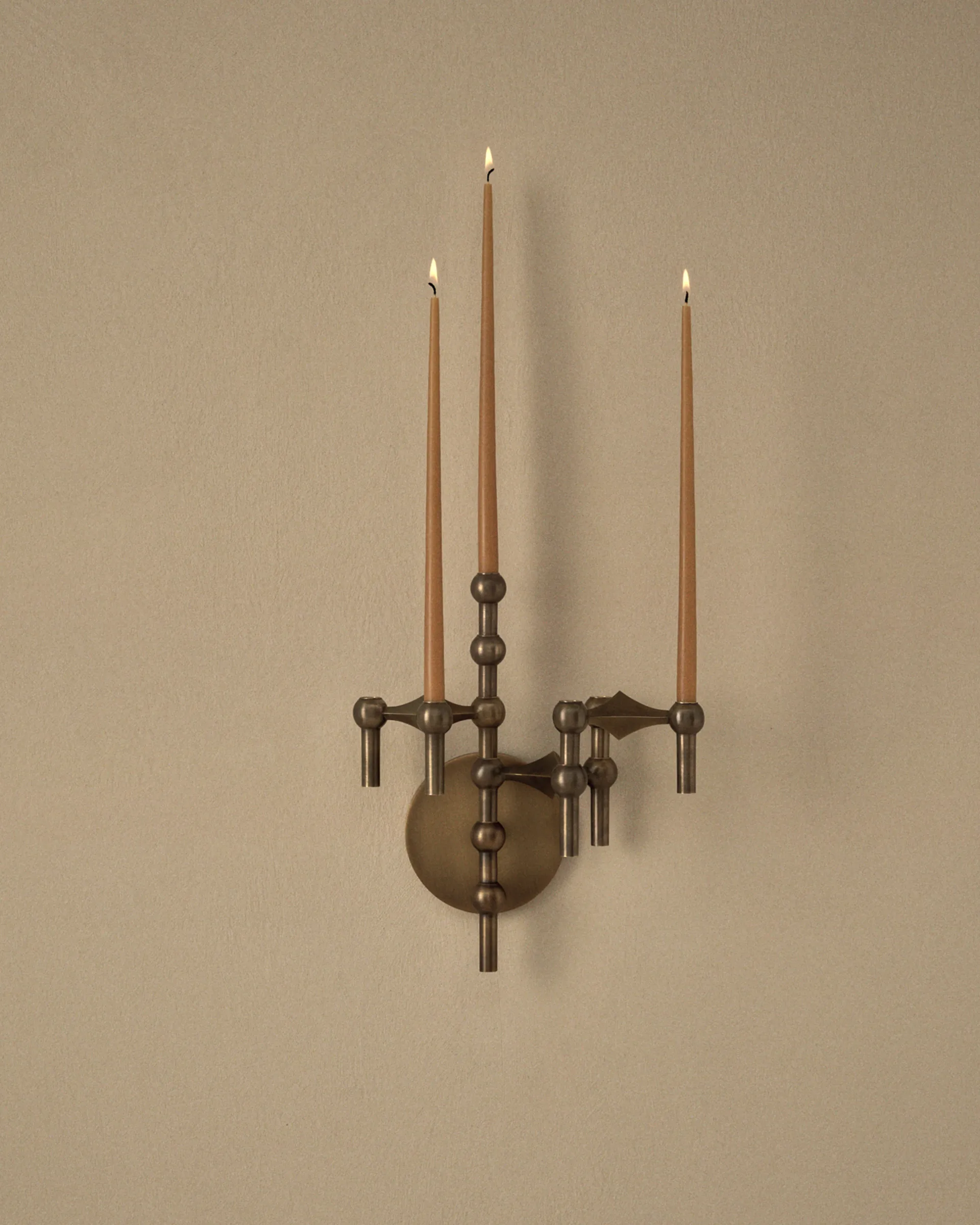STOFF Nagel taps toelopende kaars by ester & erik 6-pack, Amber STOFF Nagel