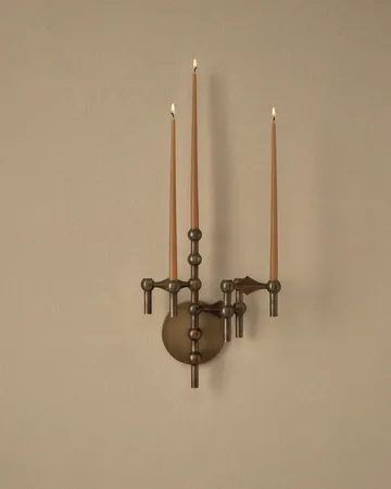 STOFF Nagel taps toelopende kaars by ester & erik 6-pack - Amber - STOFF Nagel