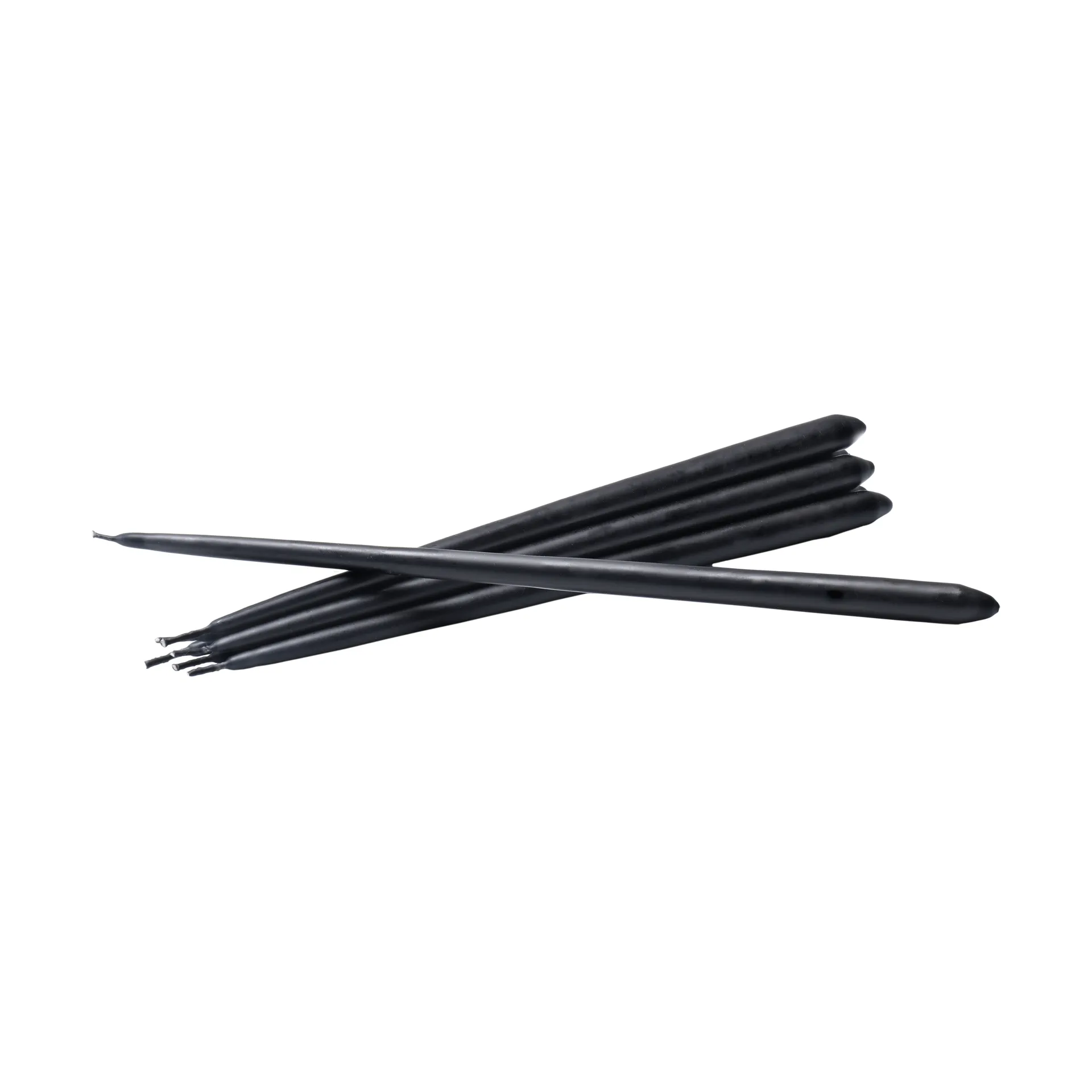STOFF Nagel taps toelopende kaars by ester & erik 6-pack, Black STOFF Nagel
