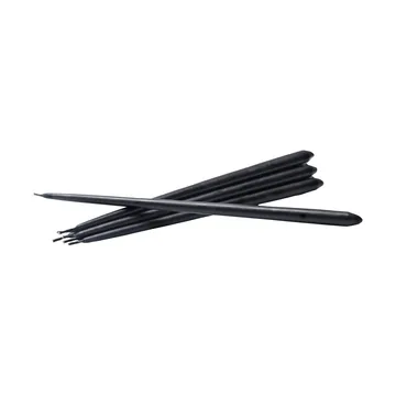 STOFF Nagel taps toelopende kaars by ester & erik 6-pack - Black - STOFF Nagel